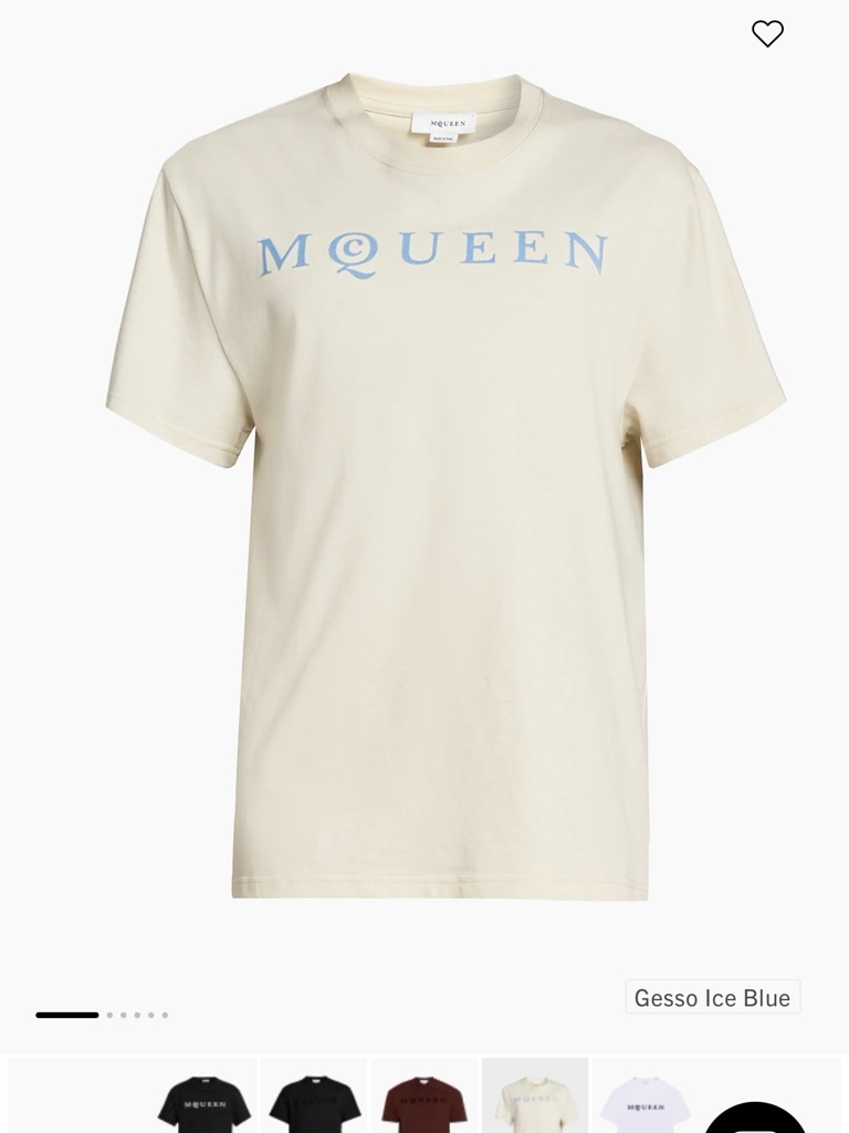 Men's Alexander Mcqueen T Shirt